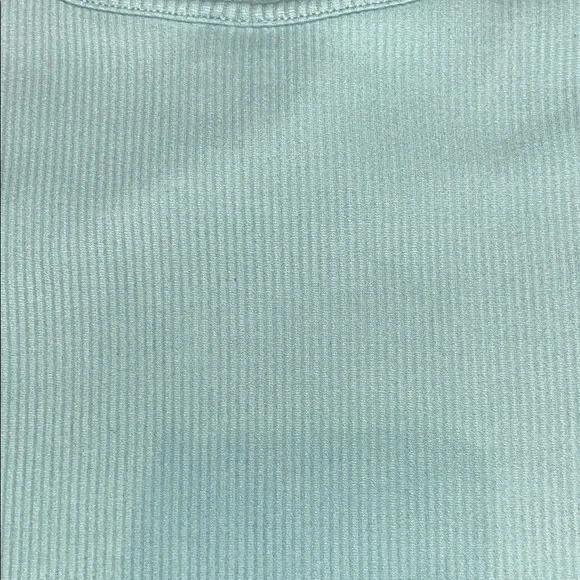 Turquoise Ribbed Tank Top - Picture 4 of 5